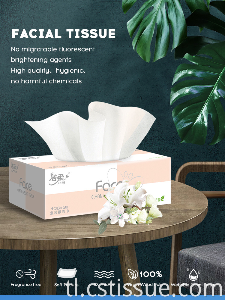 3 Ply Facial Tissue